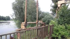 Zwodzony most w Szopach