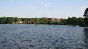 Jezioro Ukiel (Krzywe) od strony Łupstychu