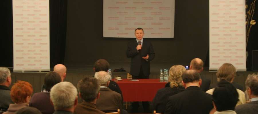 Jacek Kurski na spotkaniu w Elblągu
