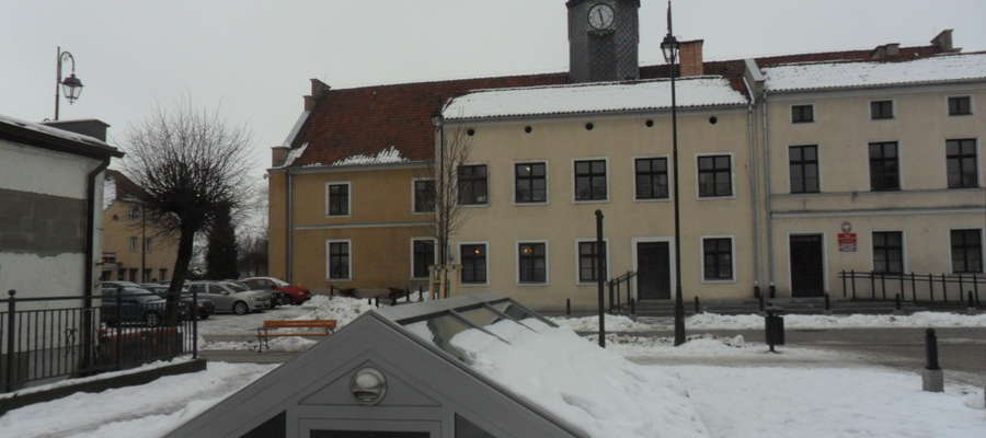 Pod tą kopułą można podziwiać fragmenty dawnego Barczewa