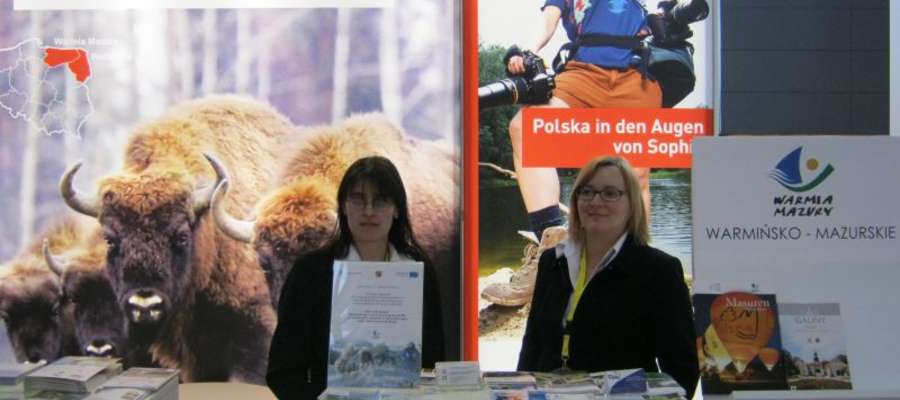 Warmia i Mazury tym razem pokazywały się wspólnie z Podlasiem, promując się wizerunkiem żubra