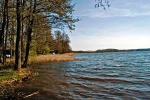 Jezioro Lampackie - początek szlaku Krutyni