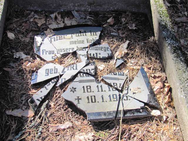 Jeglin: cmentarz ewangelicki i kwatera wojenna z I wojny swiatowej - full image