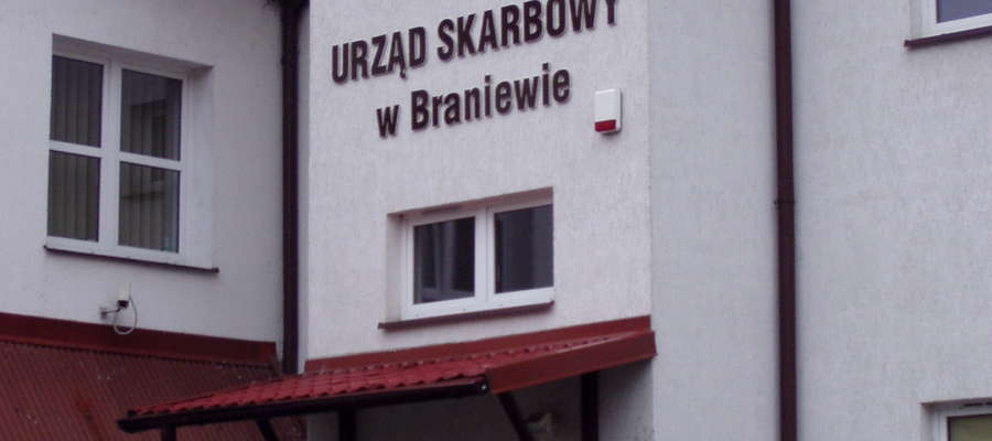 Urząd Skarbowy w Braniewie mieści się w budynku przy ul. Jana Matejki 6