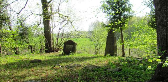 Wierciejki: cmentarz z I wojny światowej i resztki cmentarza ewangelickiego - full image
