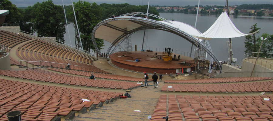 Mrągowski amfiteatr oddano do użytku w 2012 roku. W tym roku przejdzie on szereg gruntownych zmian i poprawek.