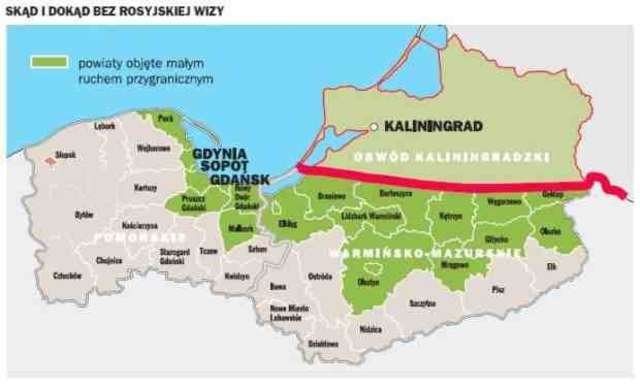 Mieszkańcy tych obszarów skorzystają z przepisów umowy o małym ruchu granicznym.