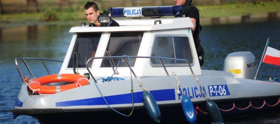 Patrol wodny policji patrolował elbląskie wody codziennie przez dwanaście godzin