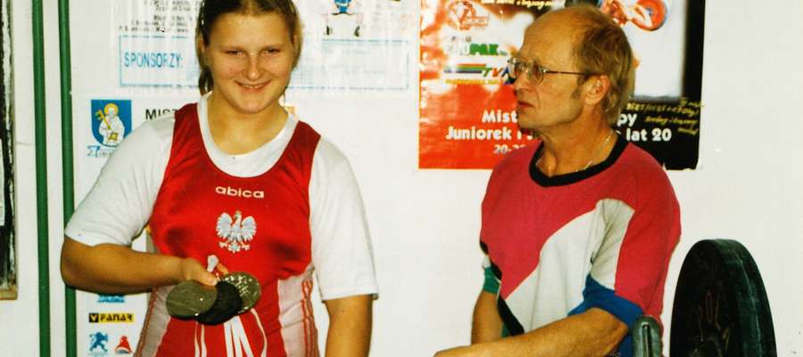 Ryszard Rysztowski i Ewa Kuraś, jego najbardziej znana wychowanka