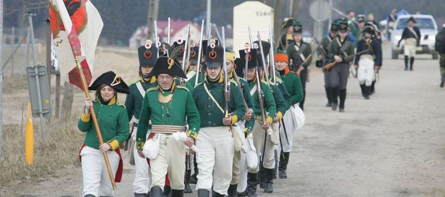 Inscenizacja zaczyna się zawsze przemarszem wojsk przez Jonkowo