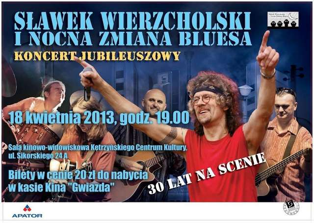 Sławek Wierzcholski i Nocna Zmiana Bluesa w Kętrzynie
 - full image