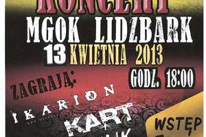 Koncert z okazji 15-lecia zespołu Ikarion w MGOK w Lidzbarku  