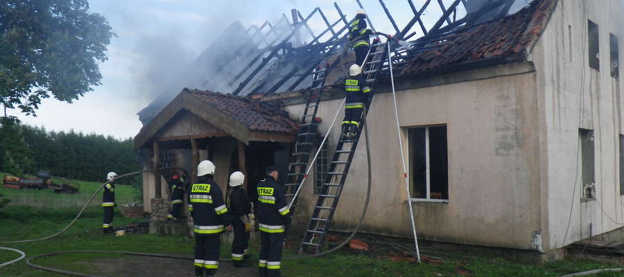 W niedzielę, po godzinie 16.00, palił się dom w Piłakach Wielkich 
