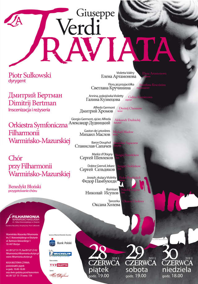 Traviata w Filharmonii Warmińsko-Mazurskiej