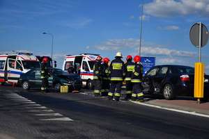 Wypadek pod Olsztynem. Pięć osób w szpitalu