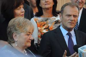 Premier Donald Tusk w Elblągu. 