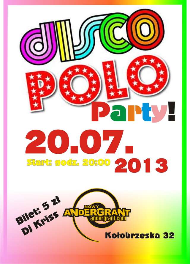Disco Polo Party w Klubie Nowy AnderGrant  - full image