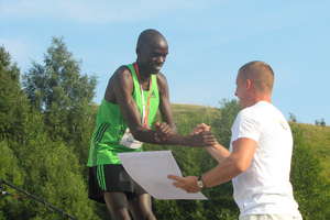 Bieg Kenijczyków - największą atrakcją XIX półmaratonu Gusiew-Gołdap