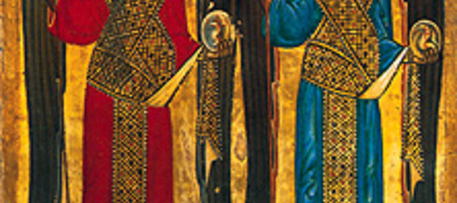 Archaniołowie: Michał i Gabriel, ikona z XII w. 