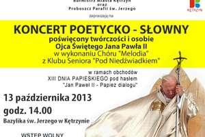 XIII Dzień Papieski: Jan Paweł II - Papież dialogu