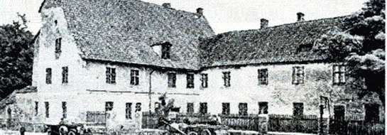 Tak zamek w Dąbrównie wyglądał tuż przed wyburzeniem, wiosną 1945 roku