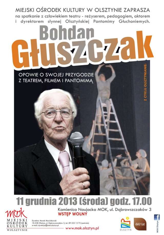 Z cyklu Olsztynianie: Bohdan Głuszczak – człowiek teatru - full image