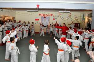 Mikołaj odwiedził karateków