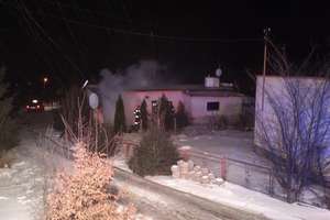 Pożar domu w Łankiejmach