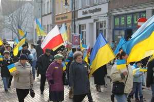 Solidarni z Ukrainą przeszli ulicami miasta