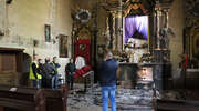 Pożar w kościele św. Mikołaja w Grzędzie