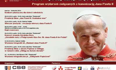 Wystawa, rajd rowerowy, Góralska Hora z okazji kanonizacji Jana Pawła II