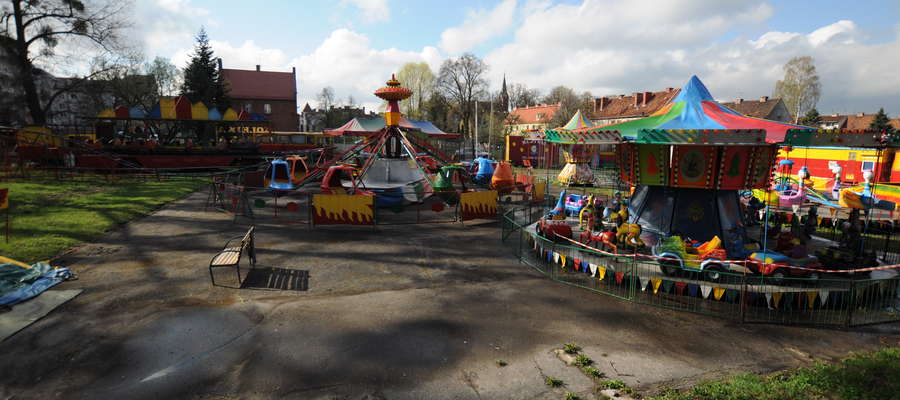 Lunapark przyjechał do Elbląga na początku kwietnia