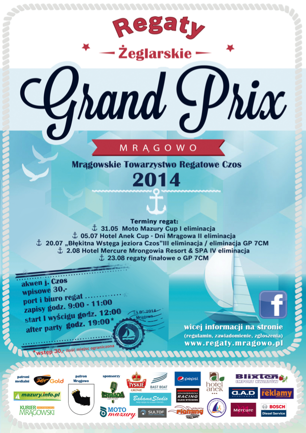 Żeglarskie Grand Prix Mrągowa 2014 MTR „Czos”