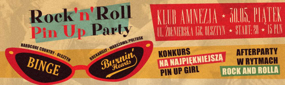 Rock'n'Roll Pin Up Party w Amnezji
