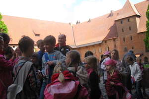 Uczniowie z Tuszewa odwiedzili zamek w Malborku
