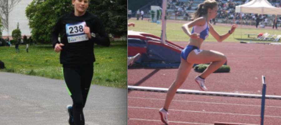 Od lewej: Aleksandra Lisowska i Emilia Ankiewicz mają za sobą świetne start w Mistrzostwach Polski AZS w Łodzi