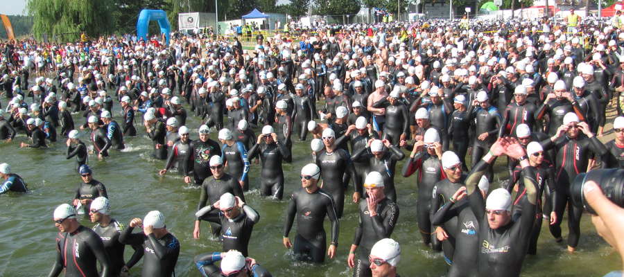 Do zawodów w Elblągu zgłosiło się prawie pół tysiąca triathlonistów 