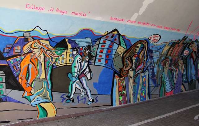 Mural W kręgu miasta już gotowy! Zobacz zdjęcia z tunelu
