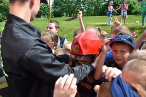 Wizyta strażaków w Szkole Podstawowej w Kowalach Oleckich