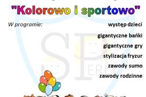 Festyn Rodzinny "Kolorowo i sportowo"  w SP Perły