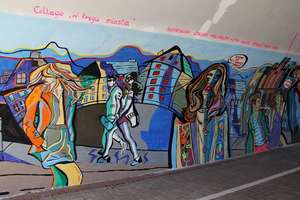 Mural "W kręgu miasta" już gotowy! Zobacz zdjęcia z tunelu