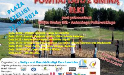 Powitaj lato z Gminą Ełk - zabawy i koncerty w Szeligach