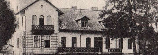 Willa Steenkego na fotografii z pocz. XX w. Fragment dawnej pocztówki

