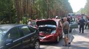 Pięć samochodów zderzyło się w drodze do Pisza