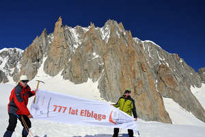 Jubileusz 777-lecia Elbląga zawędrował na Mont Blanc