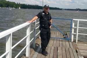 Sierżant Dariusz Lampkowski uratował tonącego chłopca 