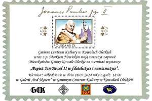Wystawa Jan Paweł II w filatelistyce i numizmatyce