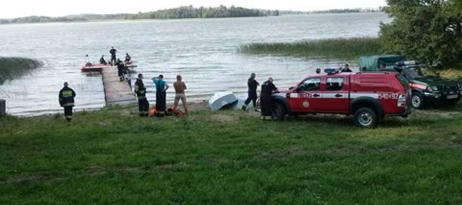 Z jeziora Orzysz w okolicy miejscowości Kamieńskie wyłowiono ciało mężczyzny 
