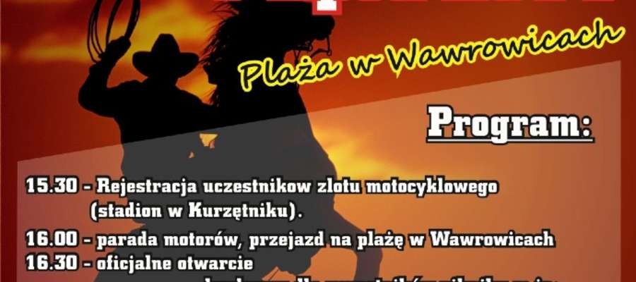 Plakat imprezy w Wawrowicach