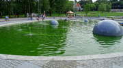 Dlaczego woda w fontannie jest zielona?